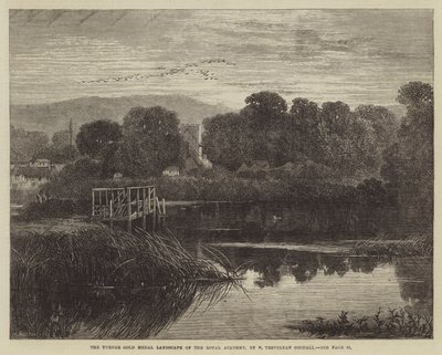 The Turner Gold Medal Landscape of the Royal Academy by Frederick Trevelyan Goodall